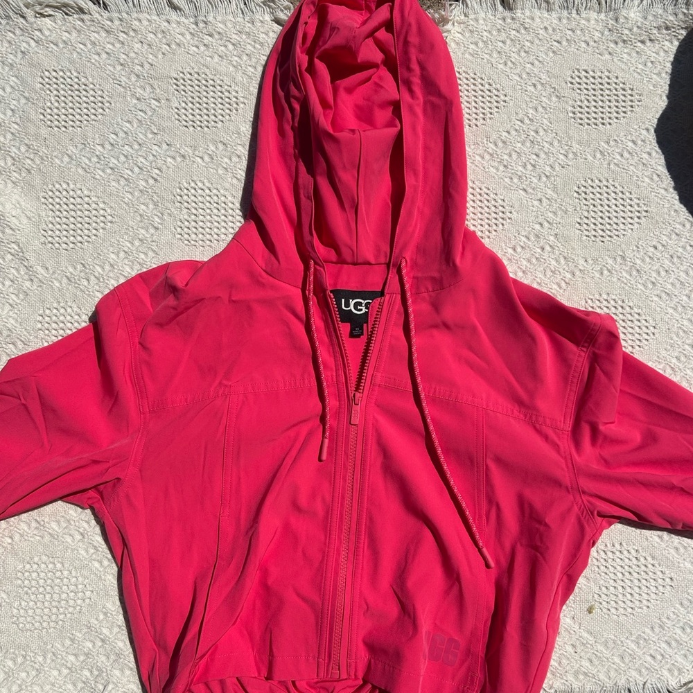 UGG Vibrant Pink Zip-Up Jacket